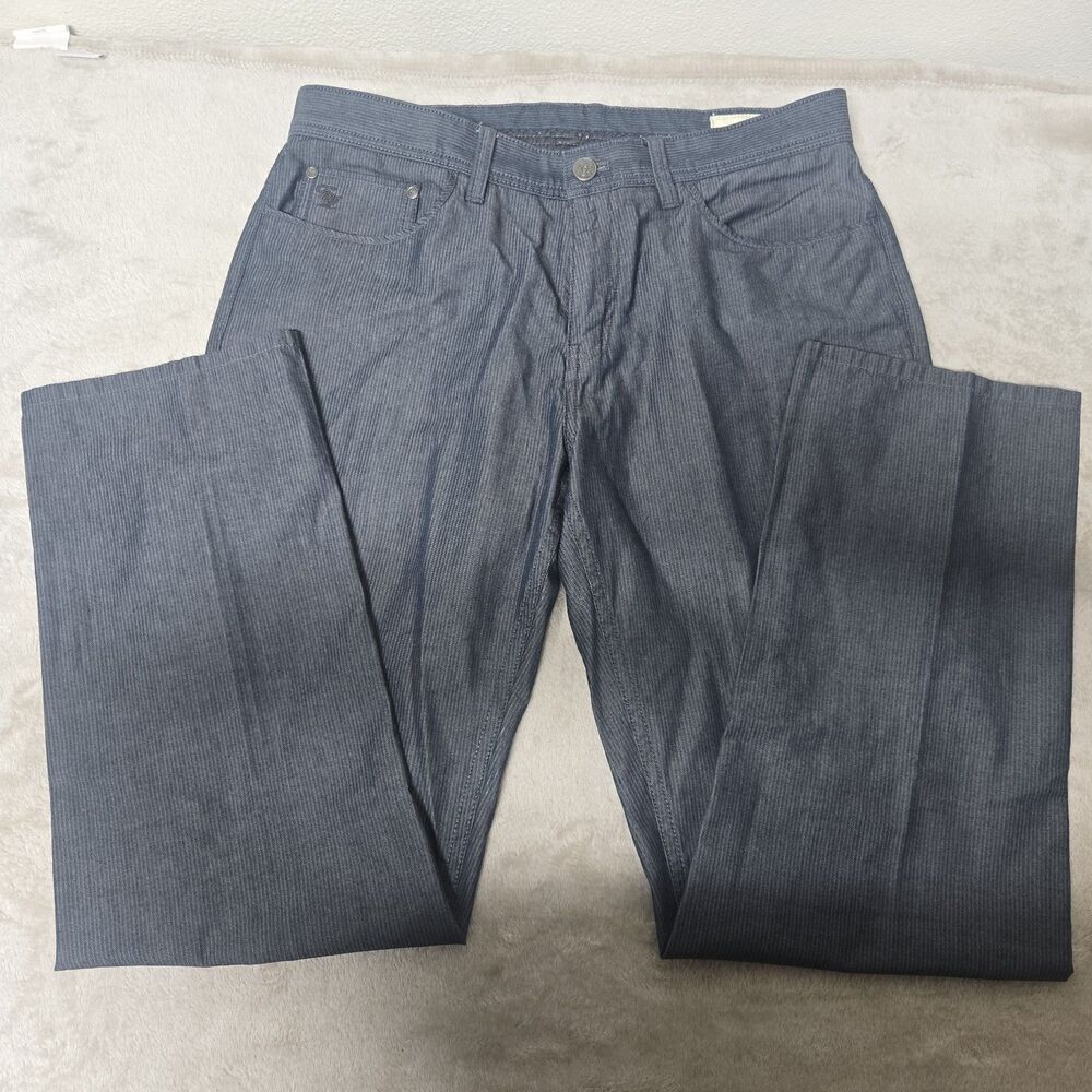 English Laundry Men's Casual Pants Fine Textured Slacks Straight Fit 32x30 100%